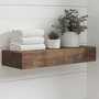 Hanah Home Raf271 Estantería de Pared de Madera Maciza